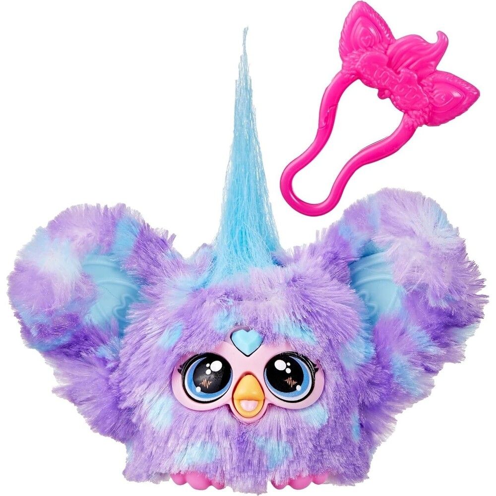 Furby Furblets Groo-Vee Electronic Plush Purple Blue Disco Groovy 45+ Sounds